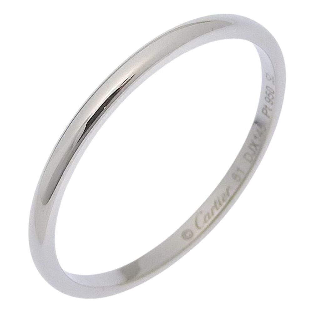 Cartier Wedding Ring Pt950 Platinum Ring Size 20